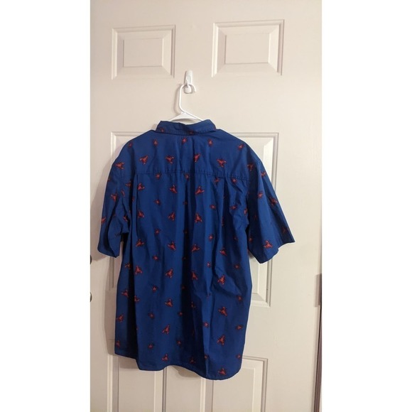 Duluth Trading Company Crab All Over Large Button Up Shirt - Picture 3 of 5